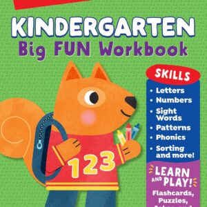 Kindergarten Big Fun Workbook: Prep Workbook with Kindergarten Learning Activities Featuring Tracing Worksheets, Alphabet Practice, Math Activities and Puzzles