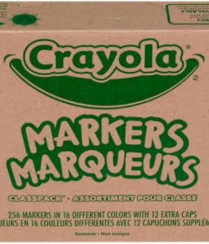 Crayola Broad Line Markers Classpack (256 Ct), Bulk Classroom Must Haves
